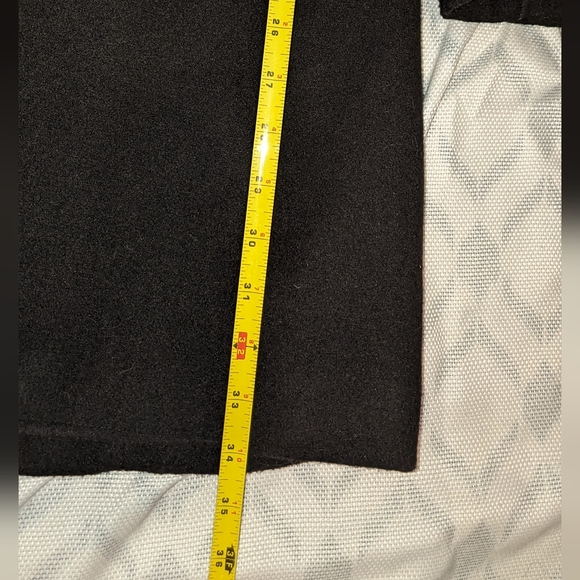 H&M Black Belted Coat Size 4 - Picture 9 of 9